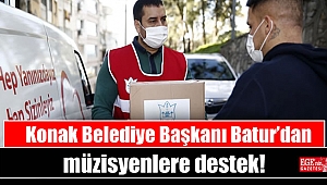 Konak Belediye Başkanı Batur’dan müzisyenlere destek