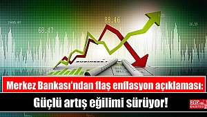 Merkez Bankası'ndan flaş enflasyon açıklaması: Güçlü artış eğilimi sürüyor
