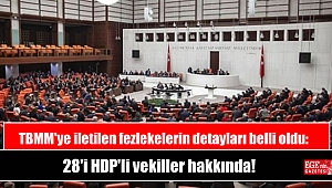 TBMM'ye iletilen fezlekelerin detayları belli oldu: 28'i HDP'li vekiller hakkında