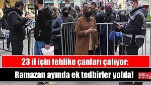 23 il için tehlike çanları çalıyor: Ramazan ayında ek tedbirler yolda
