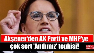 Akşener'den AK Parti ve MHP'ye çok sert 'Andımız' tepkisi