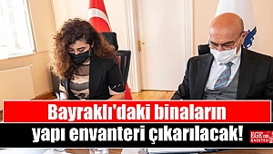Bayraklı'daki binaların yapı envanteri çıkarılacak