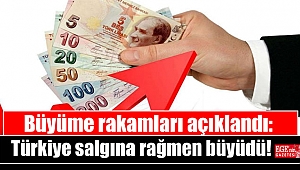Büyüme rakamları açıklandı: Türkiye salgına rağmen büyüdü