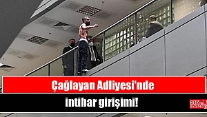 Çağlayan Adliyesi'nde intihar girişimi
