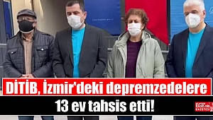 DİTİB, İzmir'deki depremzedelere 13 ev tahsis etti