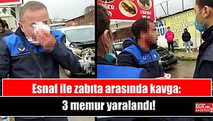 Esnaf ile zabıta arasında sopalı demirli kavga: 3 memur yaralandı