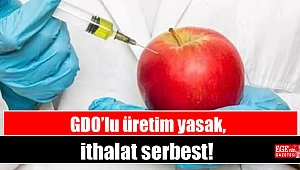 GDO’lu üretim yasak, ithalat serbest