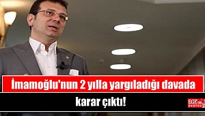 İmamoğlu'nun 2 yılla yargıladığı davada karar çıktı! 354 gün boyunca 20 TL ödeyecek