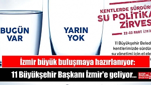 İzmir büyük buluşmaya hazırlanıyor: 11 Büyükşehir Başkanı İzmir'e geliyor
