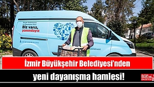 İzmir Büyükşehir Belediyesi’nden yeni dayanışma hamlesi