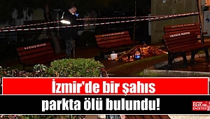 İzmir'de bir şahıs parkta ölü bulundu