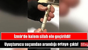 İzmir'de kalem silah ele geçirildi