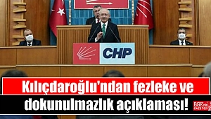 Kılıçdaroğlu'ndan fezleke ve dokunulmazlık açıklaması
