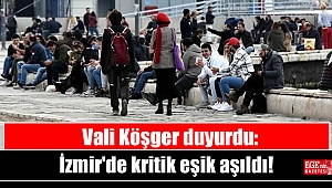 Vali Köşger duyurdu: İzmir'de kritik eşik aşıldı