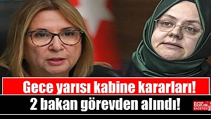 3 bakanlığa atama yapıldı, 2 bakan görevden alındı