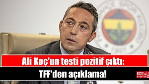 Ali Koç'un testi pozitif çıktı: TFF'den açıklama