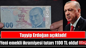 Başkan Erdoğan açıkladı: Yeni emekli ikramiyesi tutarı 1100 TL oldu
