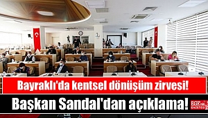 Bayraklı'da kentsel dönüşüm zirvesi