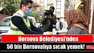 Bornova Belediyesi'nden 50 bin Bornovalıya sıcak yemek