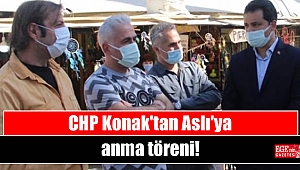 CHP Konak'tan Aslı'ya anma töreni