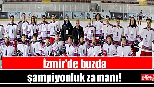 İzmir'de buzda şampiyonluk zamanı