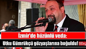İzmir'de hüzünlü veda: CHP'li Başkan Utku Gümrükçü gözyaşlarına boğuldu
