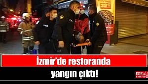 İzmir’de restoranda yangın çıktı