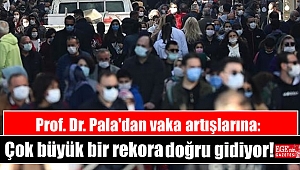 Prof. Dr. Pala'dan vaka artışlarına: Çok büyük bir rekora doğru gidiyor