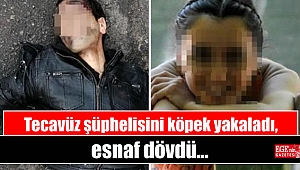 Tecavüz şüphelisini köpek yakaladı, esnaf dövdü