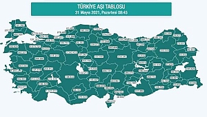 31 Mayıs günlük aşı ve doz sayıları