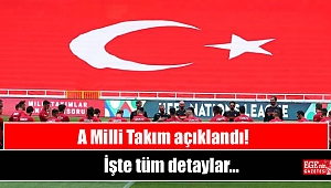 A Milli Takım açıklandı
