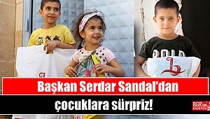 Başkan Serdar Sandal'dan çocuklara sürpriz