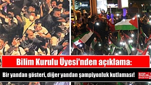 Bilim Kurulu Üyesi'nden açıklama: Bir yandan gösteri, diğer yandan şampiyonluk kutlaması