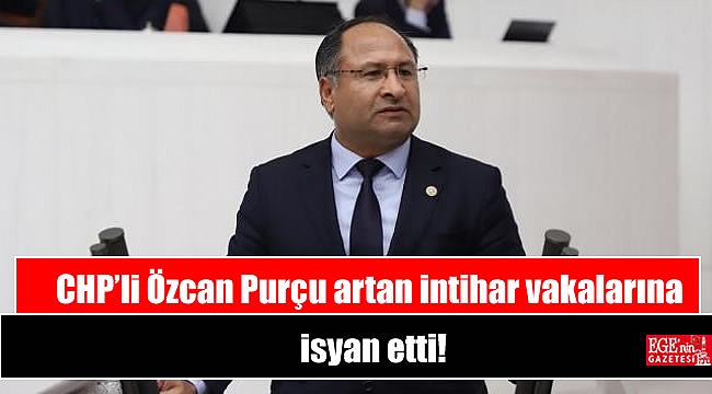 CHP'li Özcan Purçu artan intihar vakalarına isyan etti