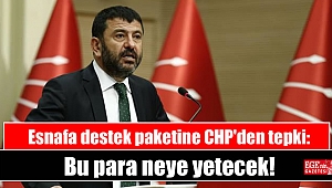 Esnafa destek paketine CHP'den tepki: Bu para neye yetecek