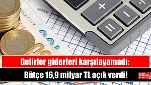 Gelirler giderleri karşılayamadı: Bütçe nisanda 16,9 milyar TL açık verdi
