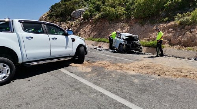 İzmir'de feci kaza: 1 ölü, 3 yaralı