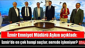 İzmir Emniyet Müdürü Aşkın açıkladı: İzmir'de en çok hangi suçlar, nerede işleniyor?