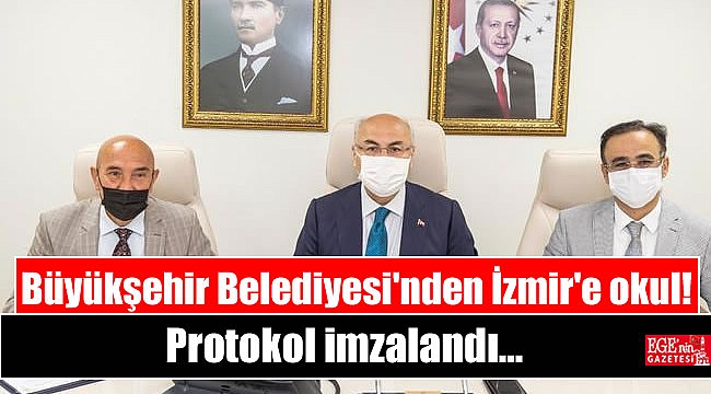 Karabağlar’a okul yapmak için protokol imzalandı