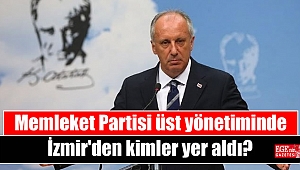 Memleket Partisi üst yönetiminde İzmir'den kimler yer aldı