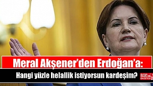 Meral Akşener’den Erdoğan’a: Hangi yüzle helallik istiyorsun kardeşim