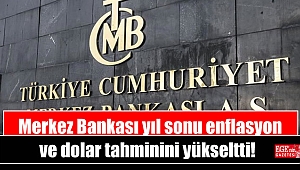 Merkez Bankası yıl sonu enflasyon ve dolar tahminini yükseltti