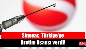 Sinovac, Türkiye'ye üretim lisansı verdi