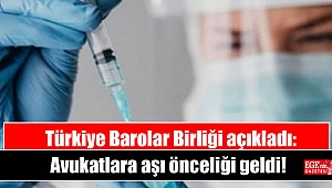 Türkiye Barolar Birliği açıkladı: Avukatlara aşı önceliği geldi