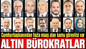 Cumhurbaşkanı'ndan daha fazla maaş alan var: İşte çift maaşlı bürokratlar