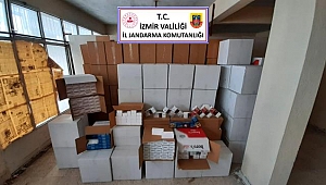 İzmir'de iki adrese kaçak sigara operasyonu: 2 gözaltı