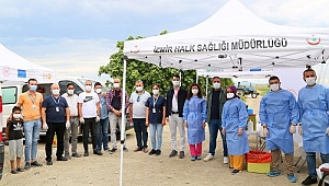 İzmir'de Mevsimlik tarım işçilerine Coronavirüs aşısı başladı