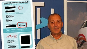 Türk gazeteci aşı kartı çıkartmak istedi, uyruk kısmında Afgan yazdığını görünce şaşırdı