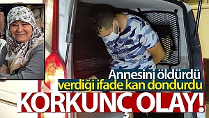 Annesini boğazını keserek öldüren katil evlat saklandığı apartta yakalandı