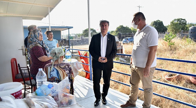 Başkan İduğ, “Yanan alanı tekrar ağaçlandıracağız”